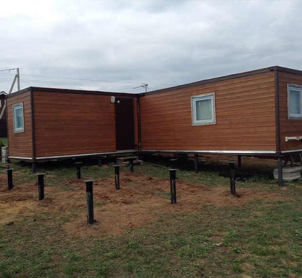 Винтовые сваи под бытовку в Талдоме